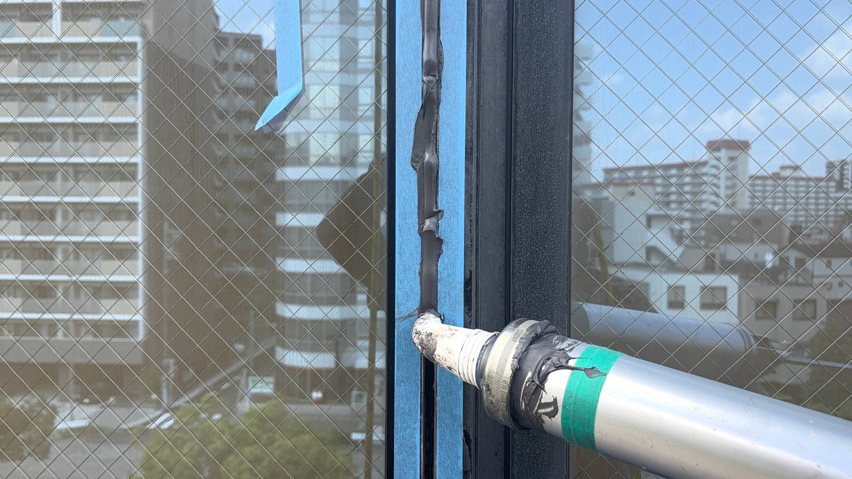 タッチアップ塗装の施工後
